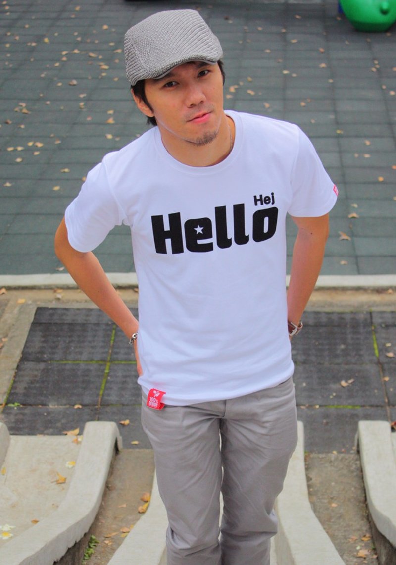 好朋友纯棉踢 - 女装 T 恤 - 棉．麻 白色