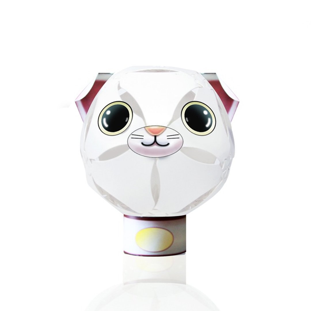 Geway｜拥瓣灯饰_动物系列小夜灯_苏格兰折耳猫_DIY_教学_圣诞节_交换礼物_生日_毕业_情人_送礼 - 其他 - 塑料 白色