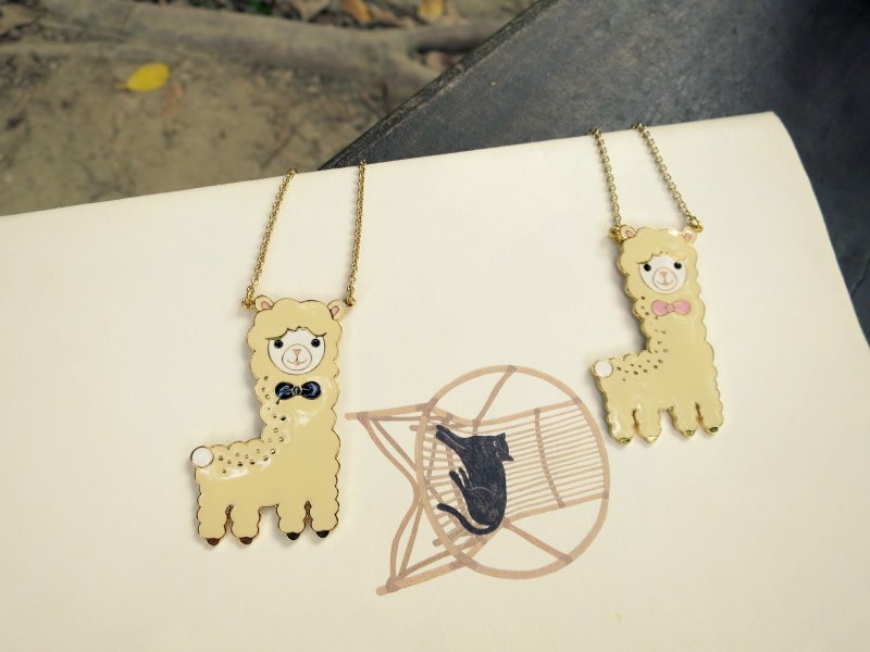 草泥马儿 手作长版项链 - 项链 - 其他金属 