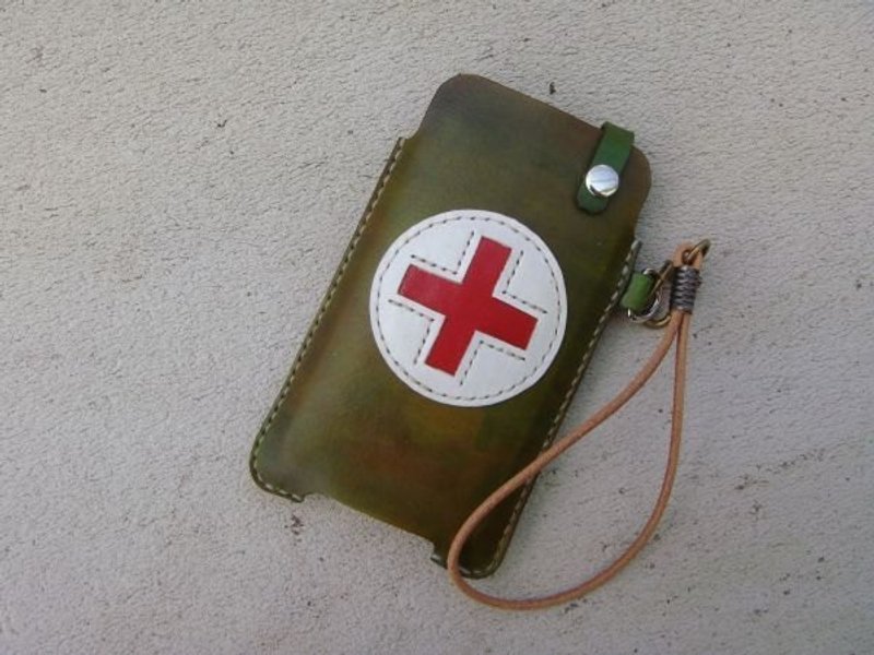 ISSIS - 军风系列之(3) 全手工制手机皮套 - 其他 - 真皮 绿色