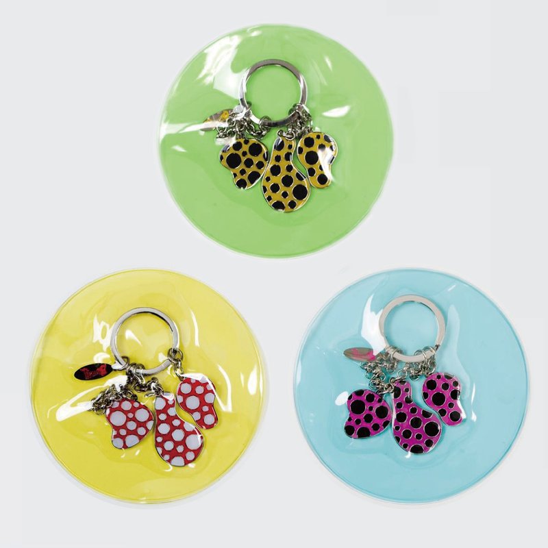迷恋点点 / 钥匙圈 Key Ring - 草间弥生Yayoi Kusama - 钥匙链/钥匙包 - 其他金属 