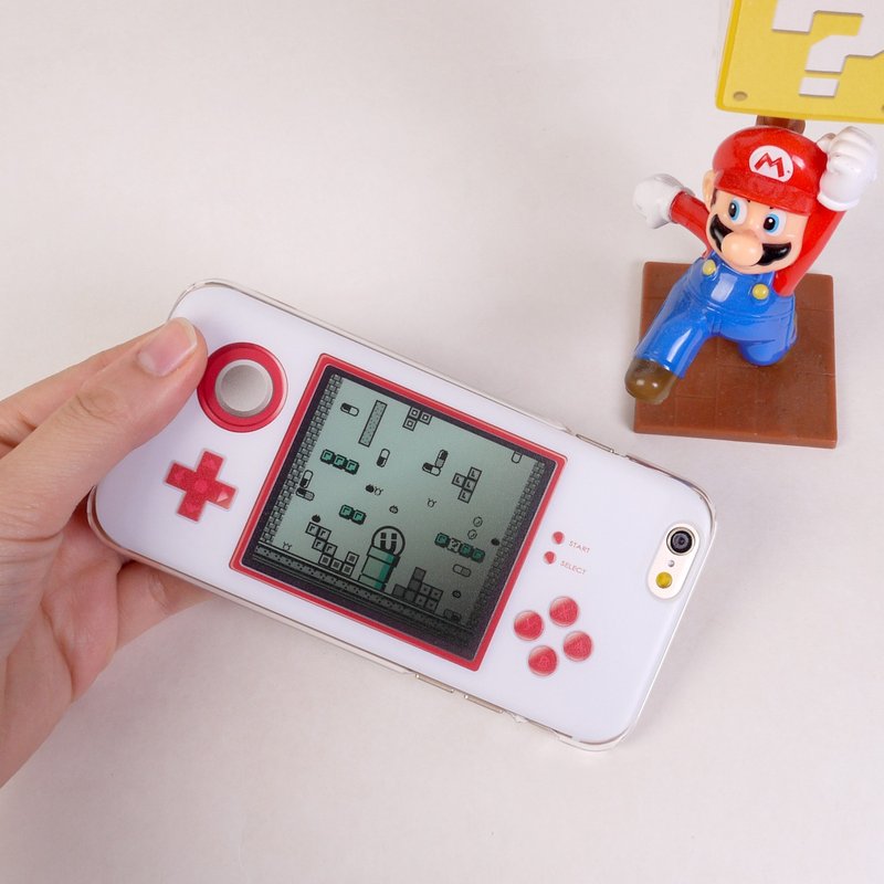 香港原创设计 红色游戏机图案 iPhone X,  iPhone 8,  iPhone 8 Plus, iPhone 7, iPhone 7 Plus, iphone 6/6S , iphone 6/6S PLUS, Samsung Galaxy Note 7 透明手机壳 - 其他 - 塑料 