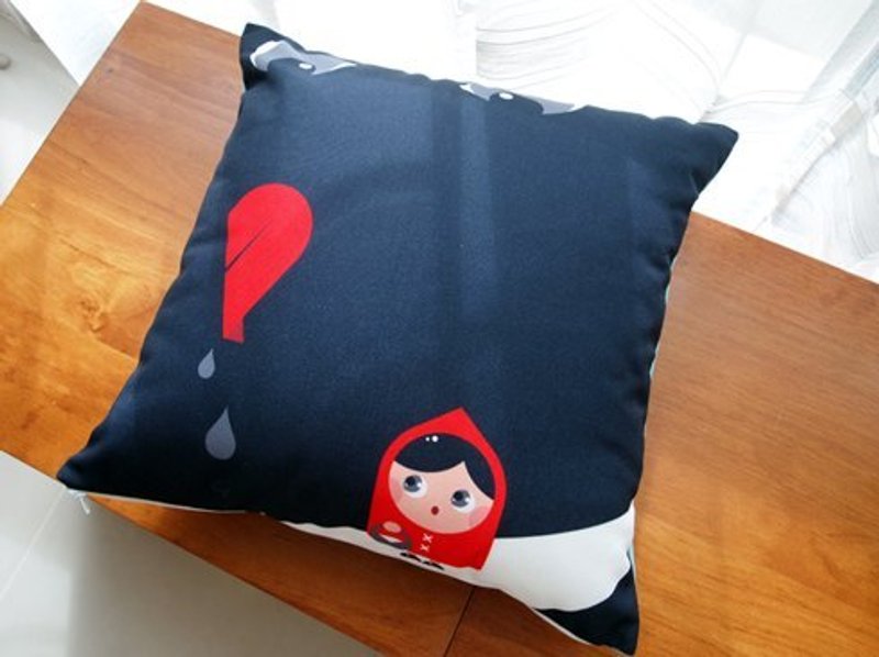 小红帽与大野狼抱枕 - 枕头/抱枕 - 其他材质 多色