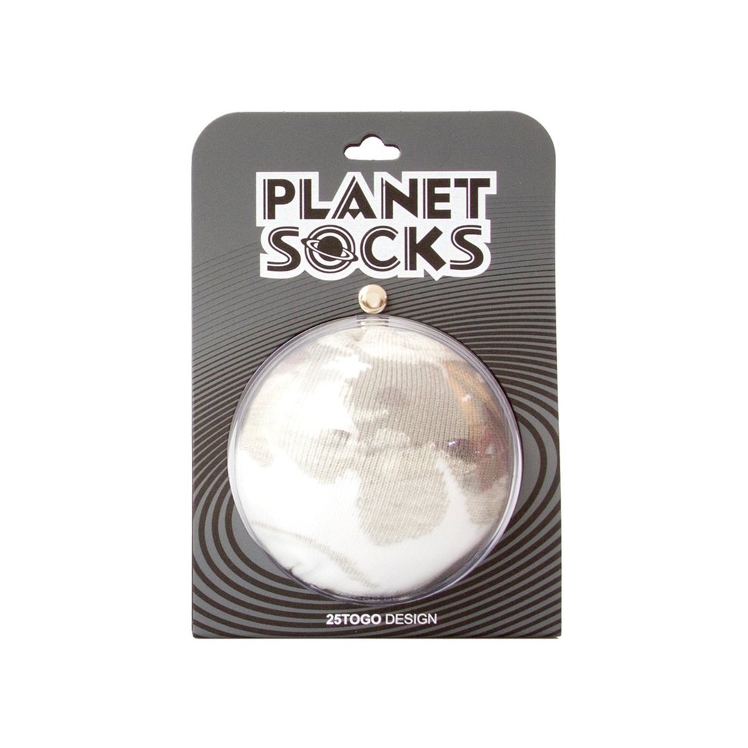 PLANET SOCKS 月球袜 - 袜子 - 棉 灰色