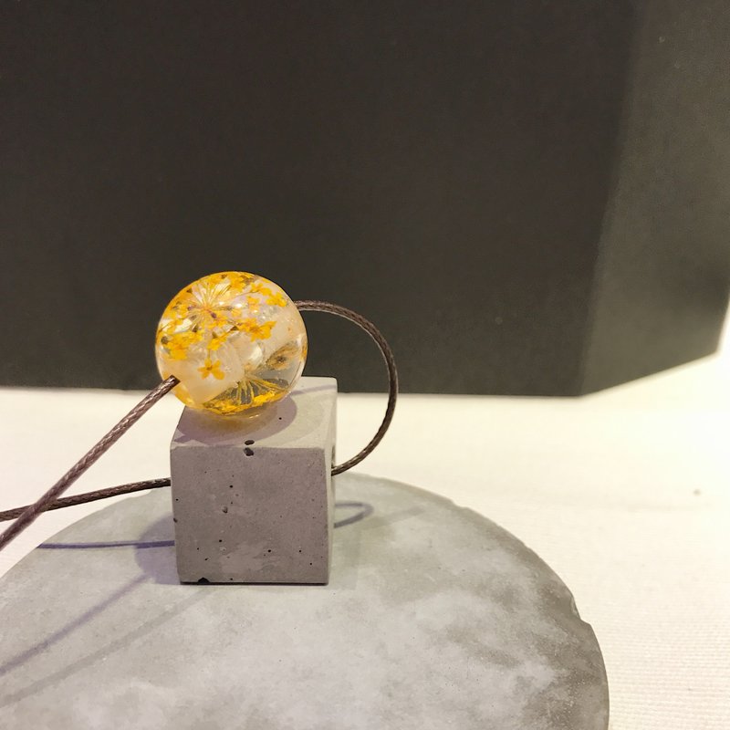 水泥方块拼压花颈链 - 颈链 - 其他材质 灰色