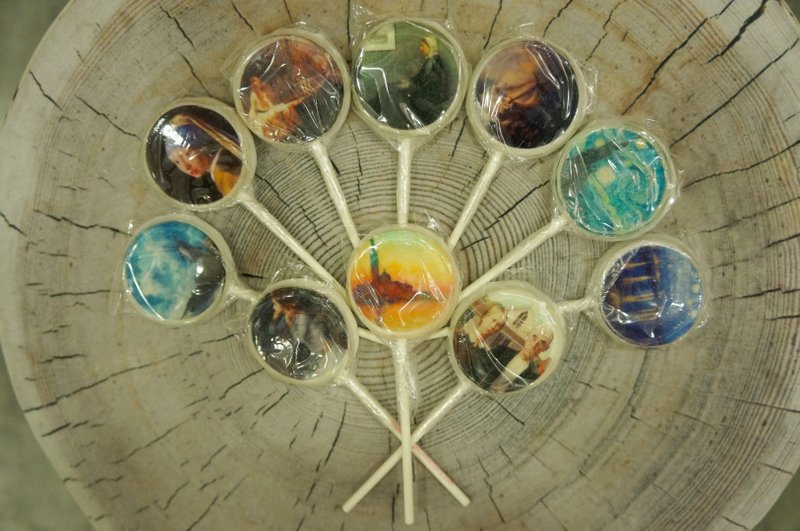 Vintage Confections famous pantings 名画棒棒糖 - 零食/点心 - 新鲜食材 多色