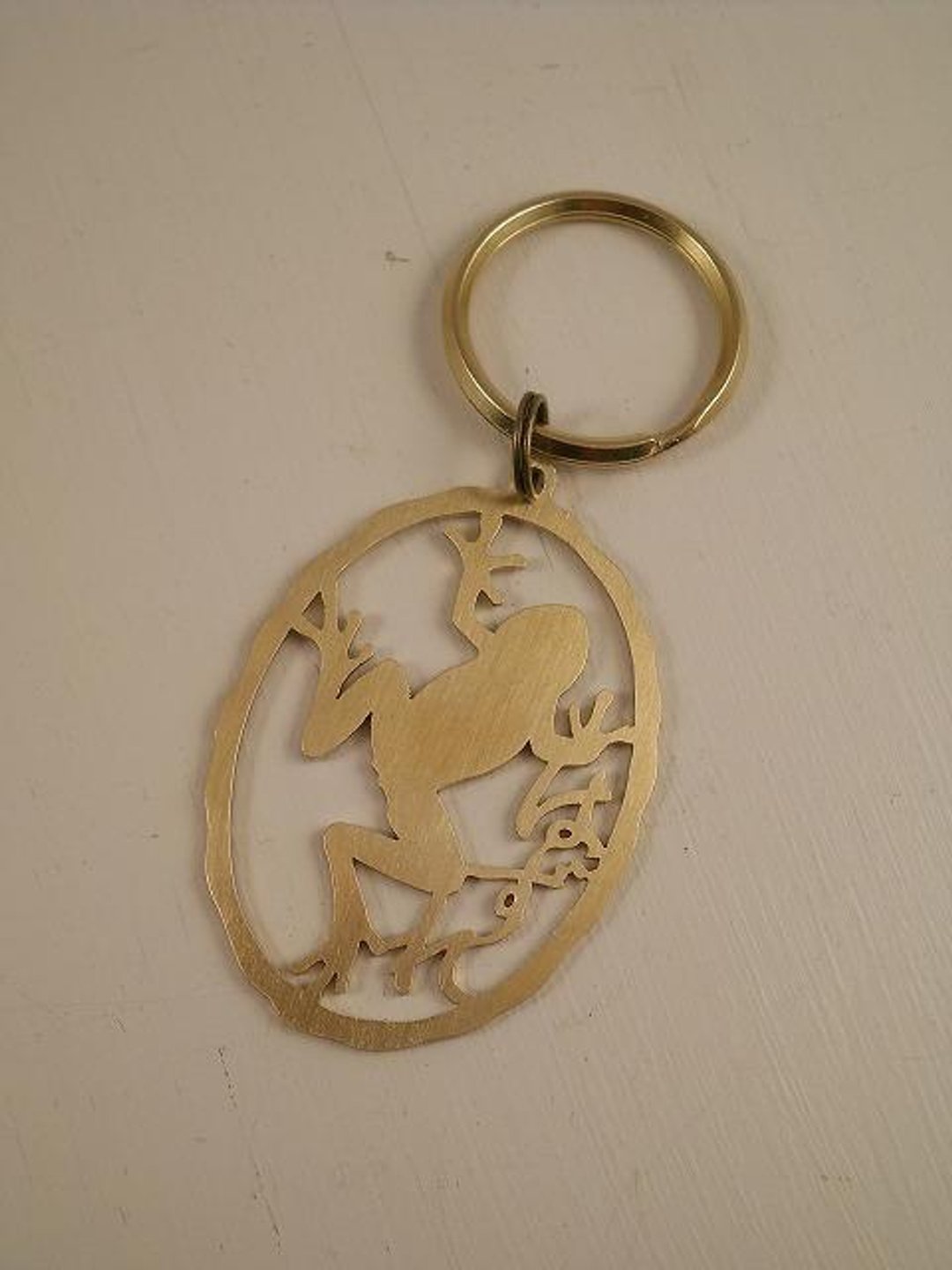 Safely frog Keychain - 钥匙链/钥匙包 - 其他金属 