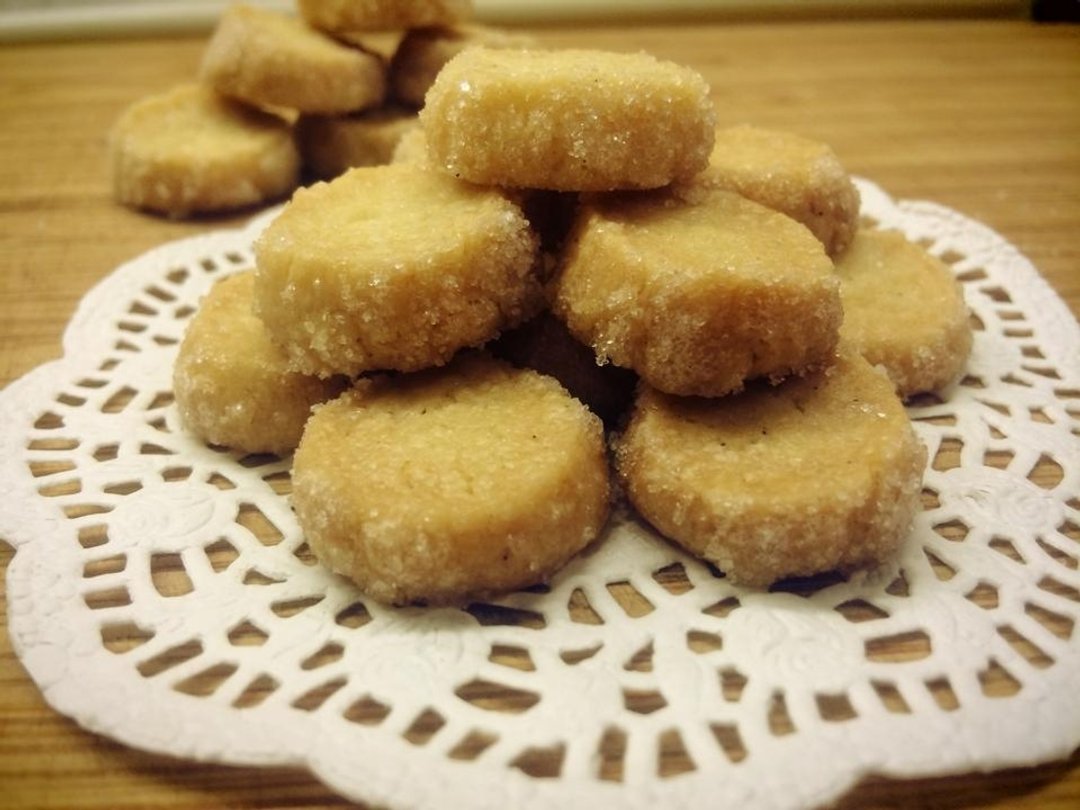 法式香草酥饼 - 手工饼干 - 新鲜食材 黄色