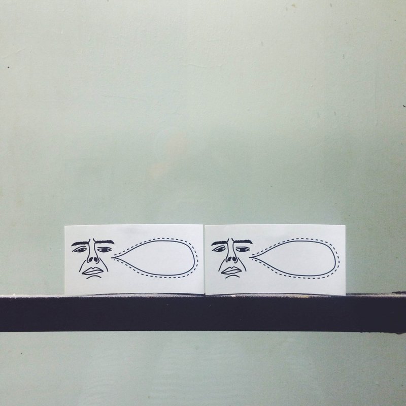 点样样对话框贴纸 - 贴纸 - 纸 白色