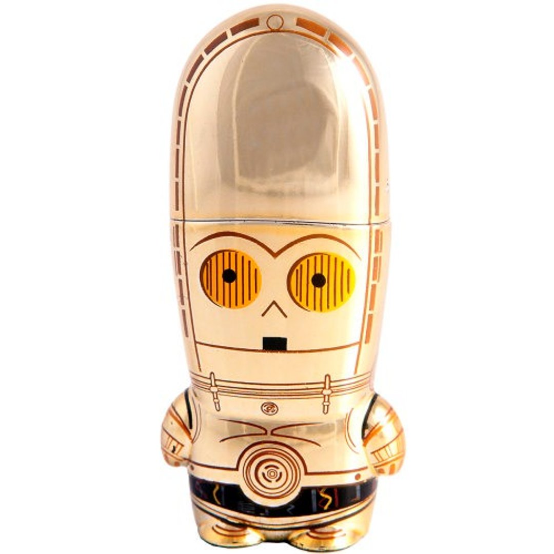 MIMOBOT 星际大战 C-3PO 随身碟 USB2.0 8G - U盘 - 塑料 金色