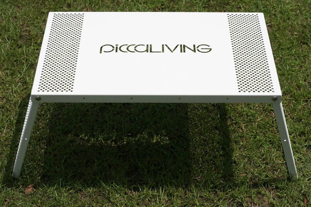 PICCALIVING 铁制露营折叠桌 原创素雅款  冰雪白 - 其他 - 其他金属 白色