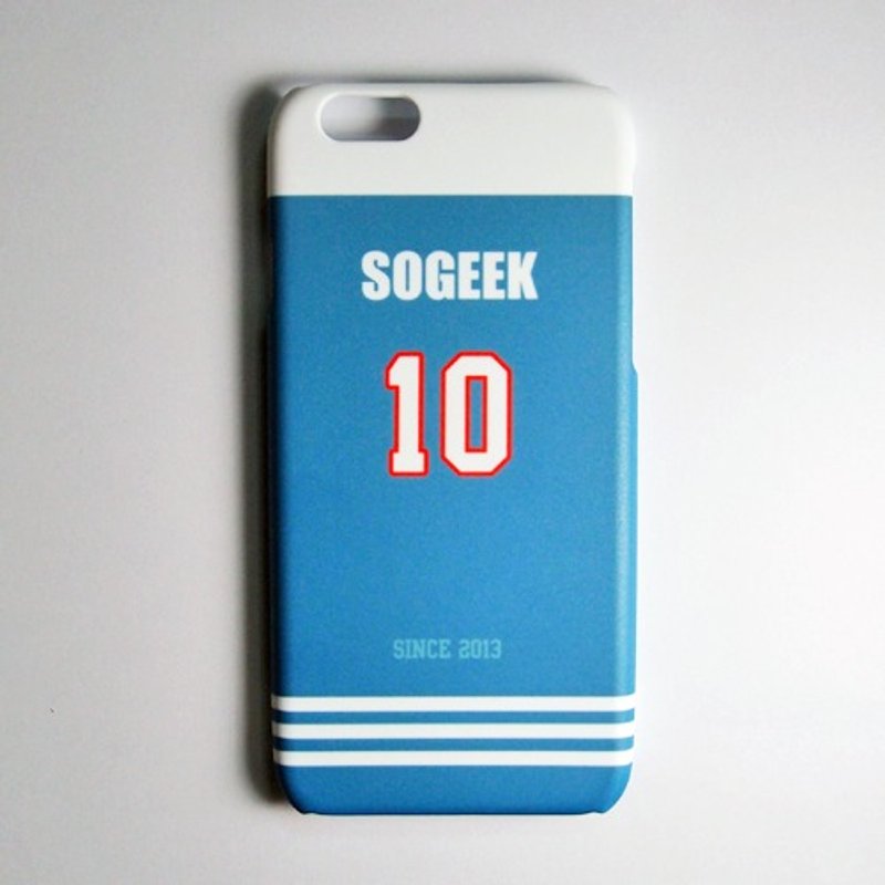 SO GEEK 手机壳设计品牌 THE JERSEY GEEK 球衣背号定制款 026 - 手机壳/手机套 - 塑料 蓝色