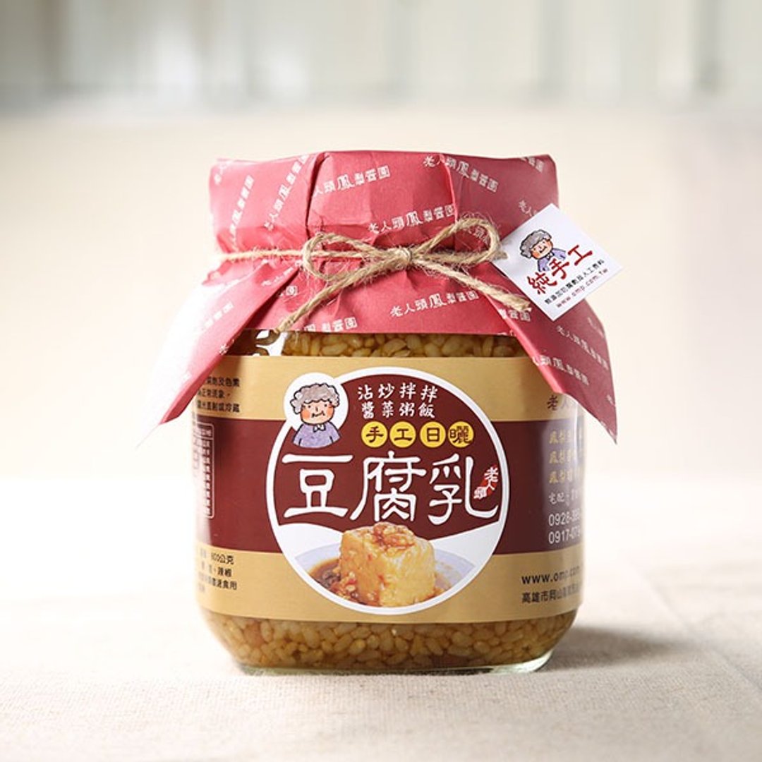 老人头凤梨酱园~甘甜凤梨豆腐乳(大)拌饭拌粥、沾酱配料 - 其他 - 玻璃 金色