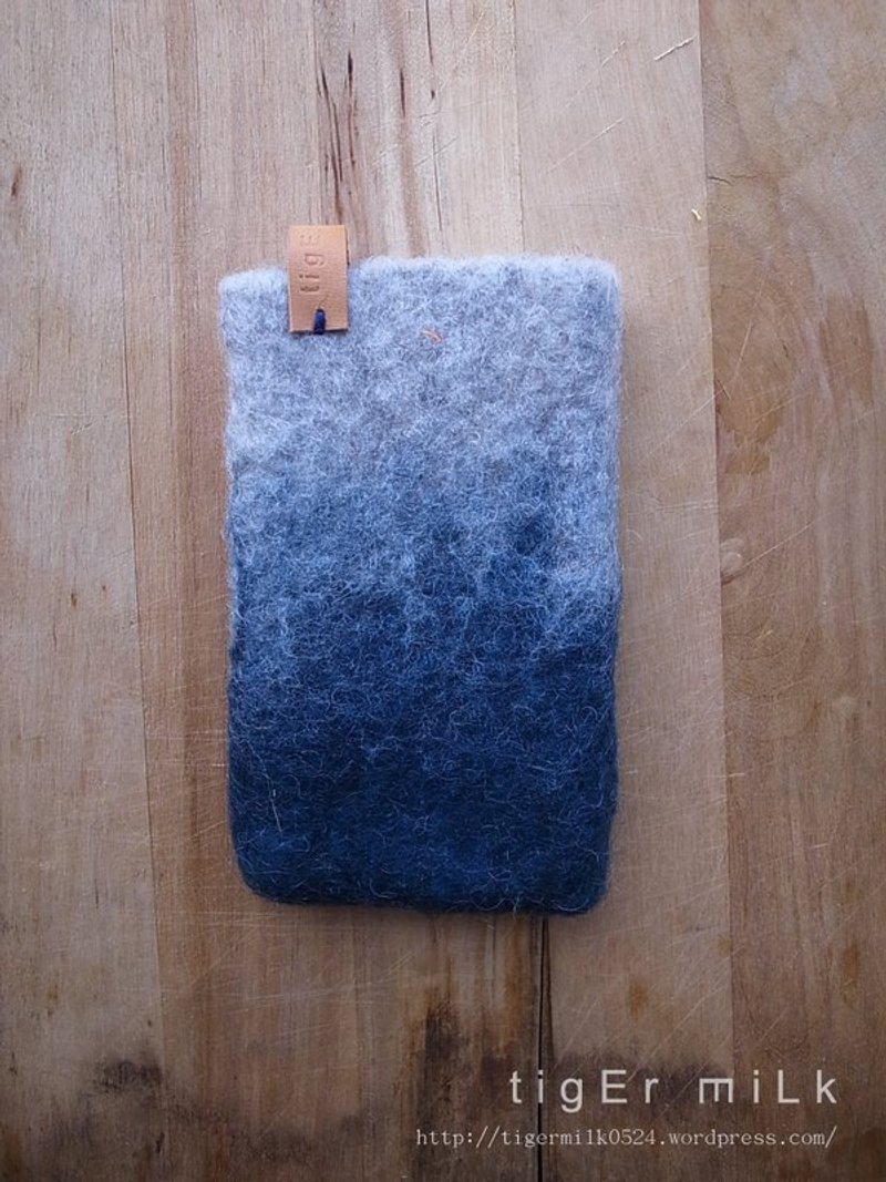渲 手机袋_灰蓝 - 其他 - 羊毛 