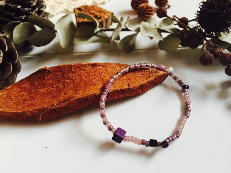 紫系手环 天真飘飘 - 手链/手环 - 其他材质 紫色