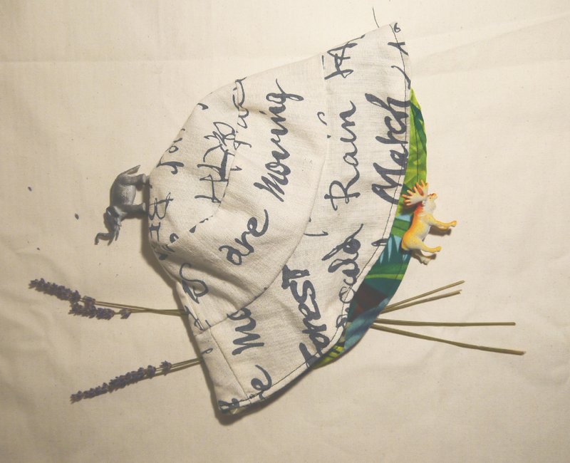 ♡Duplex♡草色侏罗纪公园/草写英文字母渔夫帽 - 帽子 - 其他材质 多色