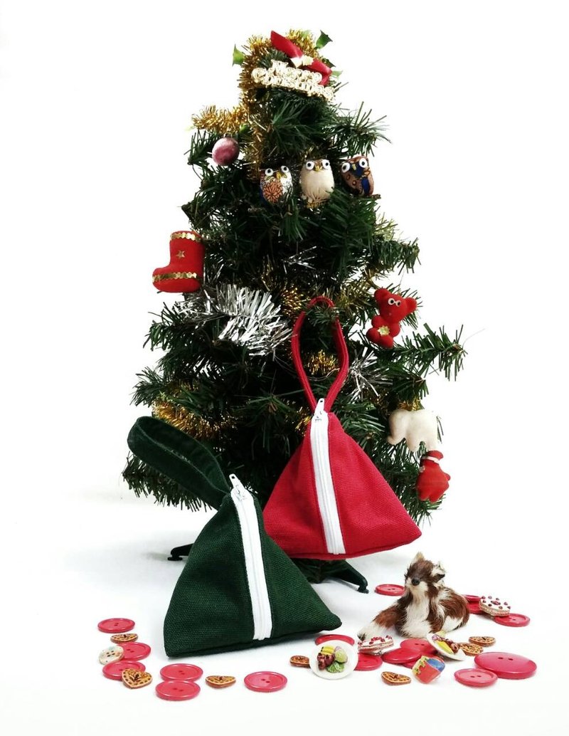 圣诞肉粽 - 零钱包 - 其他材质 红色