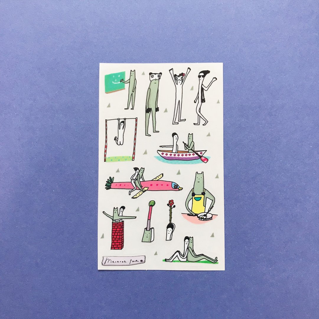 Do Something | 刀模透明贴纸包 - 贴纸 - 纸 多色