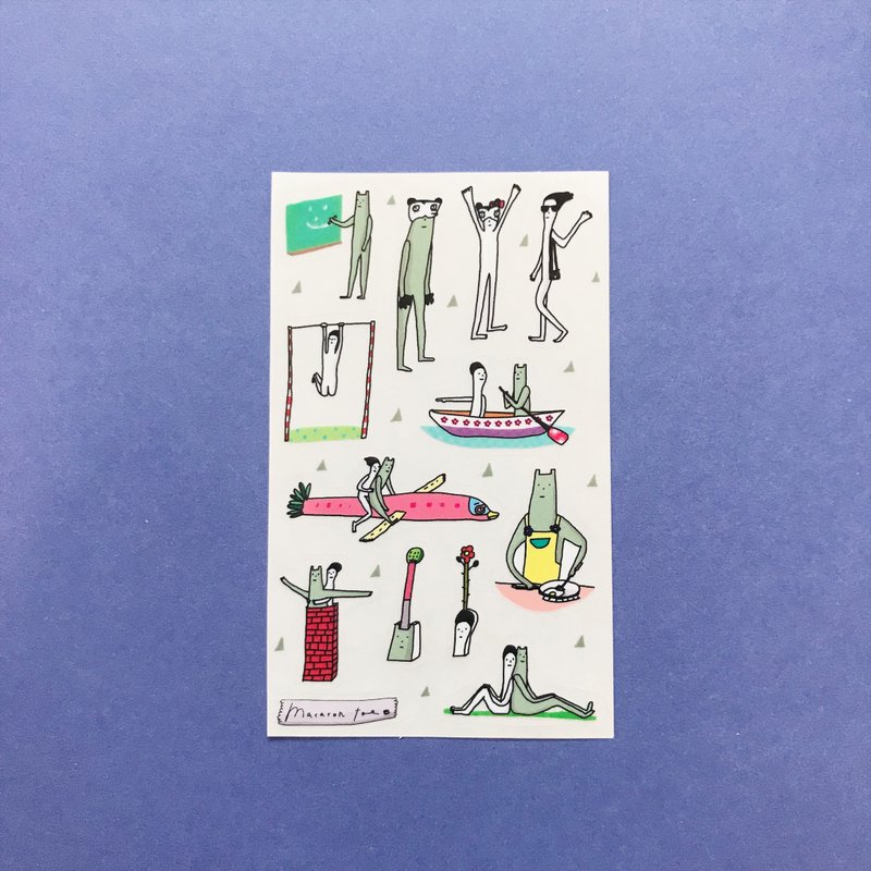 Do Something | 刀模透明贴纸包 - 贴纸 - 纸 多色