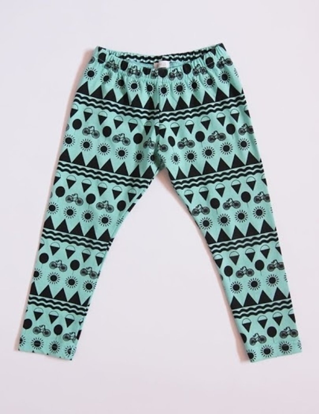 2014 春夏 Picnik 满版阳光&脚踏车 legging - 其他 - 棉 绿色