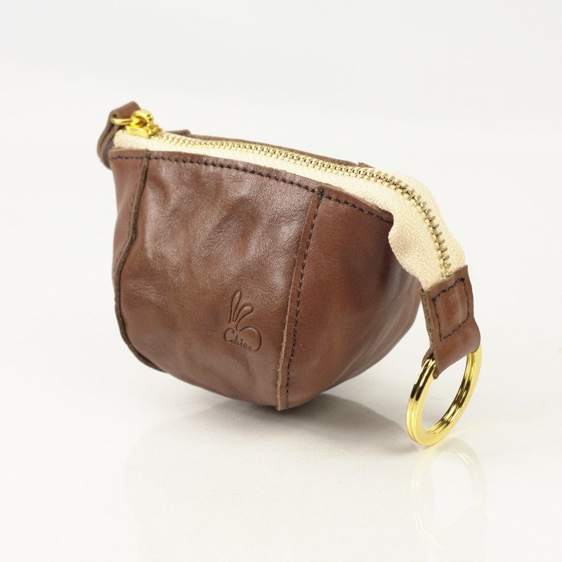 限时折扣 随便一拿都好看零钱包/咖啡店系列/皮革(摩卡咖啡) - 零钱包 - 真皮 咖啡色