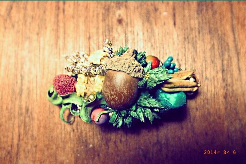 N4洋菓子ようがし-装饰夹 - 发饰 - 植物．花 多色