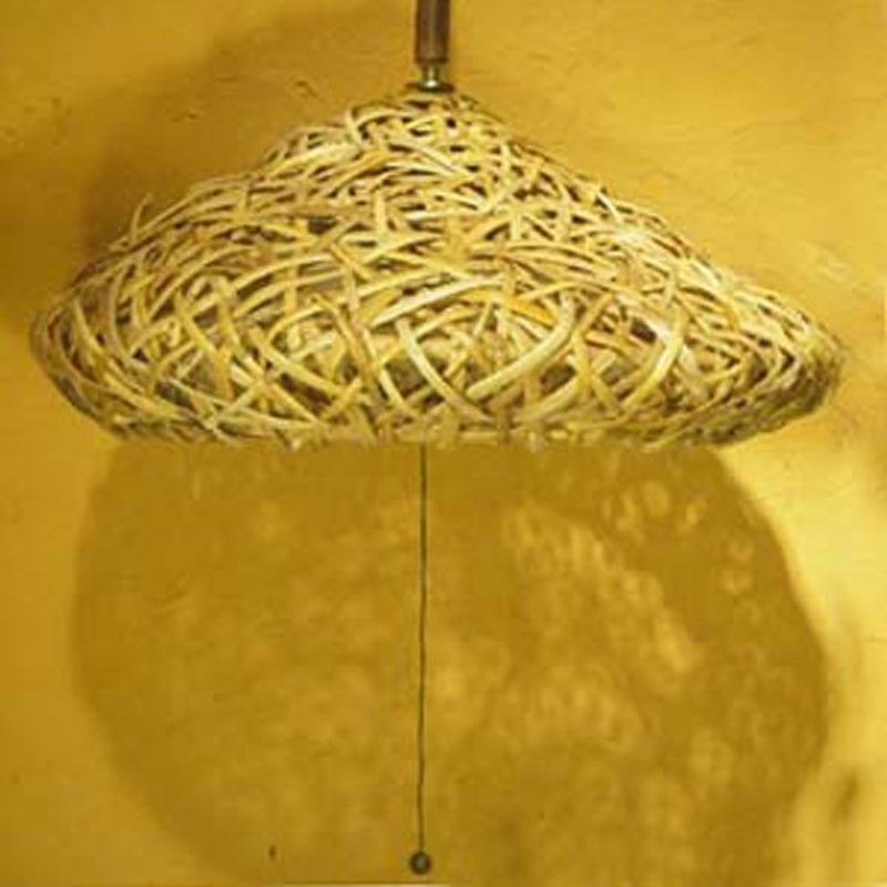 "独家"地球树fair trade-“居家照明系列”- 手工藤编椭圆悬挂灯饰 - 灯具/灯饰 - 其他材质 