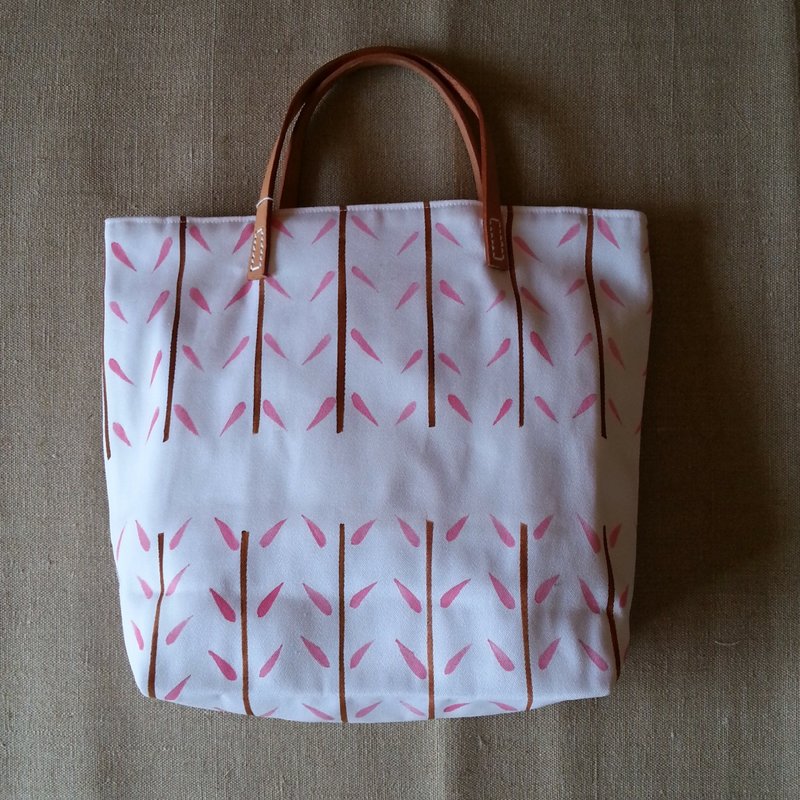 第二号手提包-粉红麦杆 - 手提包/手提袋 - 其他材质 