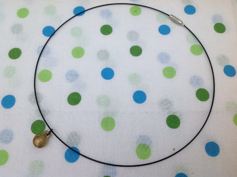 人的猫项圈/颈圈项链 项圈 相爱 相处 相通 铃铛 尊重 共鸣 豢养 - 项链 - 其他金属 黄色