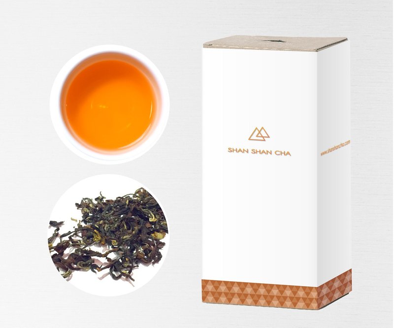 【山山来茶】自然农法 日月潭红玉 茶叶补充包(100g/盒) - 茶 - 新鲜食材 橘色