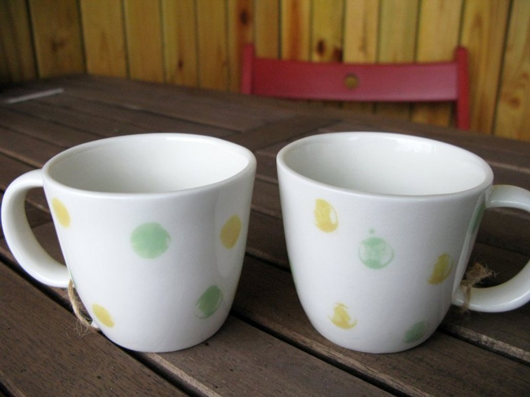 DOT COME 小杯 - 咖啡杯/马克杯 - 瓷 绿色