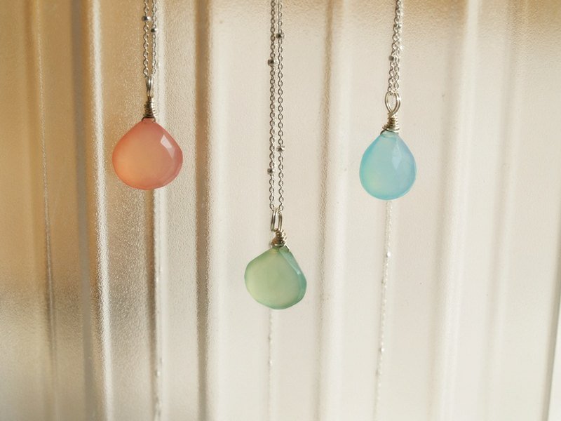 ♥情人节礼物♥ OldNew Lady-宝石925纯银项炼--【梦幻色调】 - 项链 - 宝石 