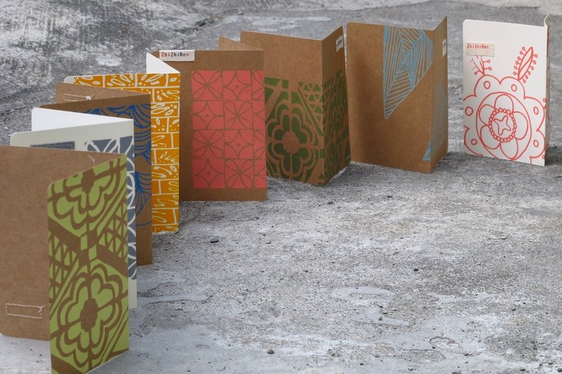 【ZhiZhiRen】老屋系列 – 织织卡片/万用卡 - 花磁砖 - 卡片/明信片 - 纸 多色
