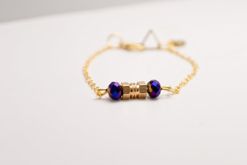 {La Don} 中世纪-黄铜-六角螺帽 - 手链/手环 - 其他材质 黑色