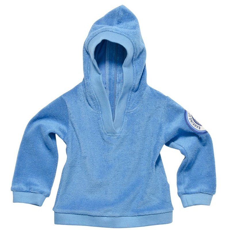 【北欧童装】瑞典有机棉婴幼儿上衣4M至3岁 蓝 - 包屁衣/连体衣 - 棉．麻 蓝色