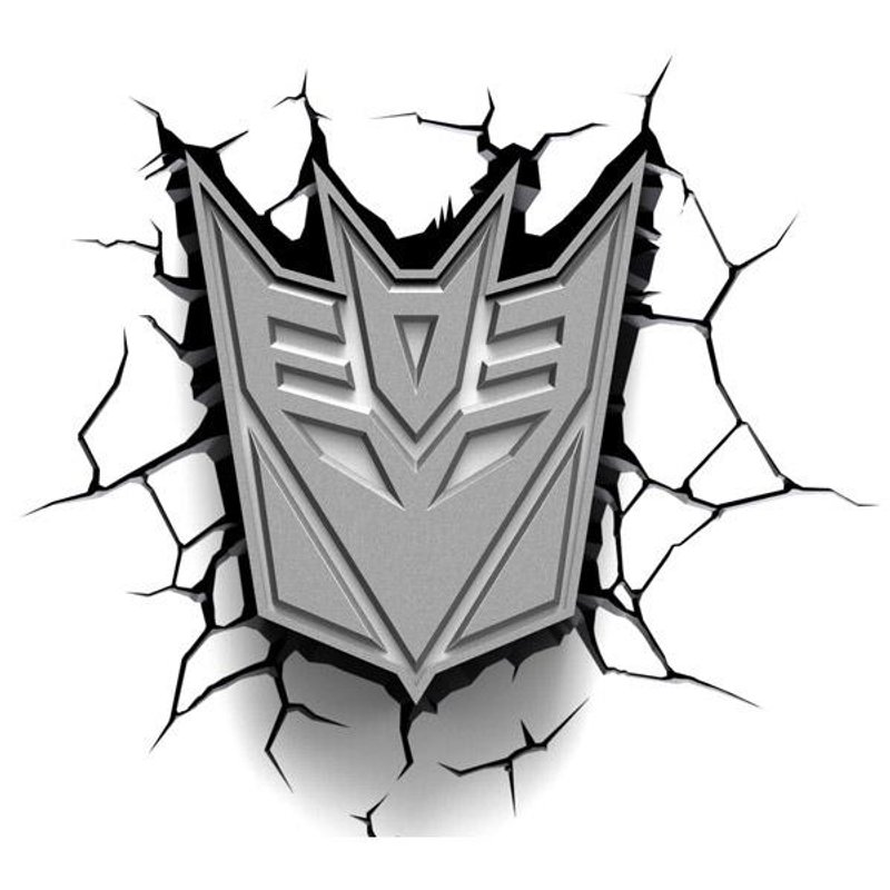 3D造型壁灯 - 变形金刚 狂派标志 - 灯具/灯饰 - 塑料 紫色