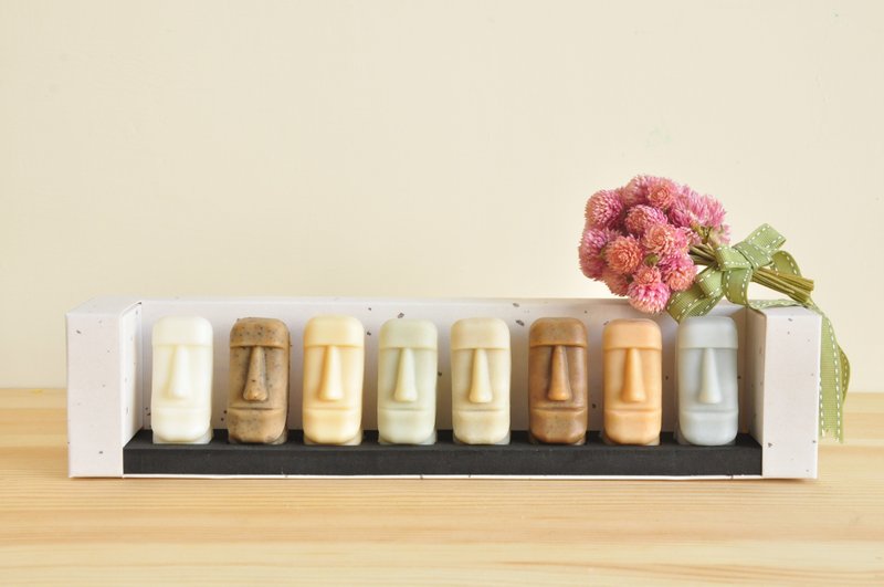 巨石像家族 ８入  送专属提袋 - 摆饰 - 其他材质 金色