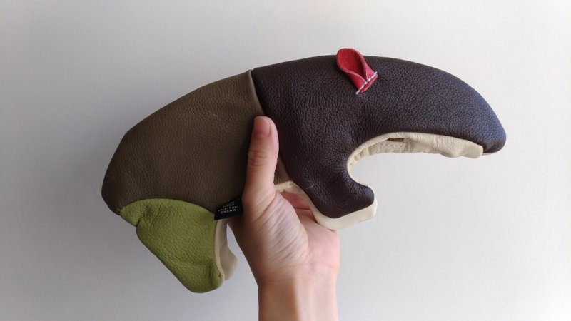 +zoom-  沙发牛皮皮革制 马来貘造型笔袋(置物袋) - 彩色 - 其他 - 真皮 多色