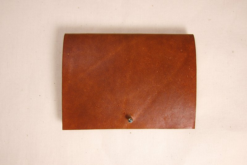 父亲节系列 - 男人就是要用真皮 - 卡片夹(红棕色) - 皮夹/钱包 - 真皮 咖啡色