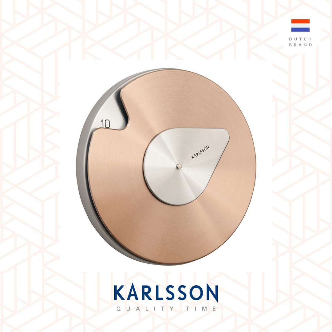 荷兰Karlsson, Wall clock Drop copper - 时钟/闹钟 - 其他金属 金色