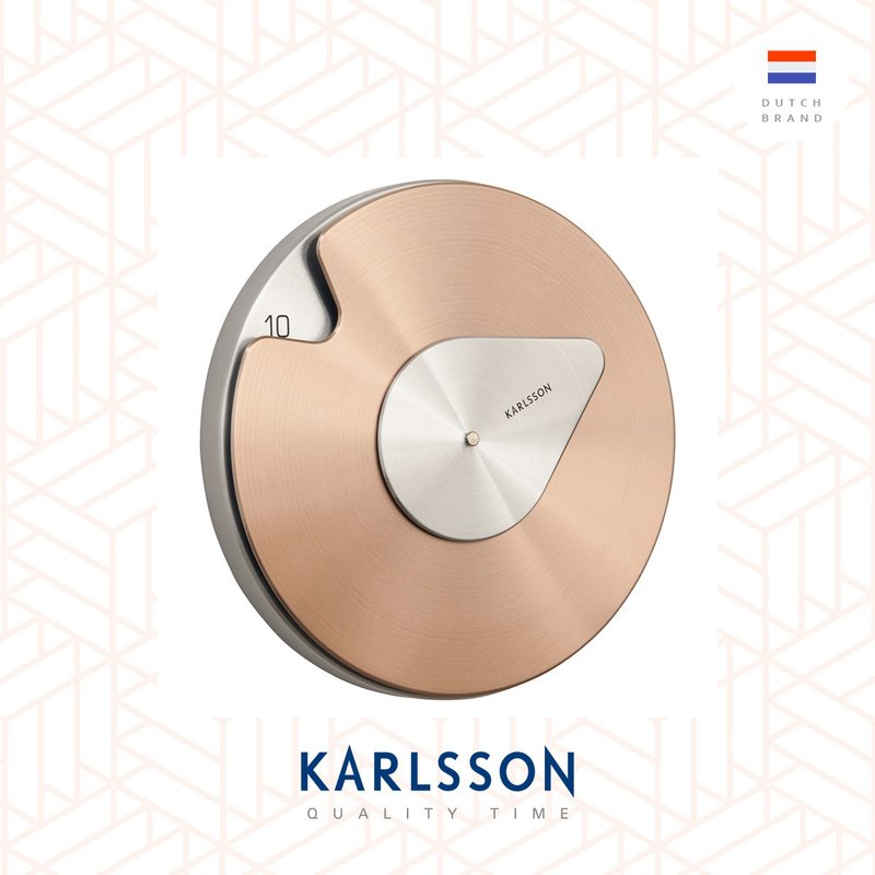 荷兰Karlsson, Wall clock Drop copper - 时钟/闹钟 - 其他金属 金色