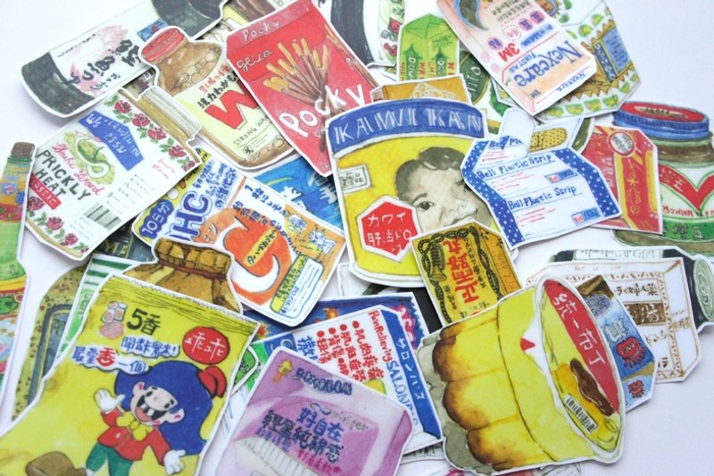 【针线球】 “幸福，平淡生活的反刍”系列贴纸 (单张) - 贴纸 - 纸 黄色