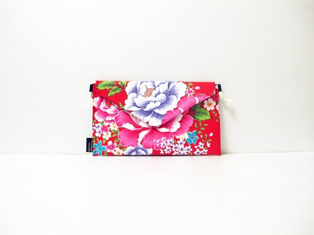 【手拿包/侧背包/信封包/Dream Bag-客家大红花】母亲节首选 - 手拿包 - 其他材质 红色