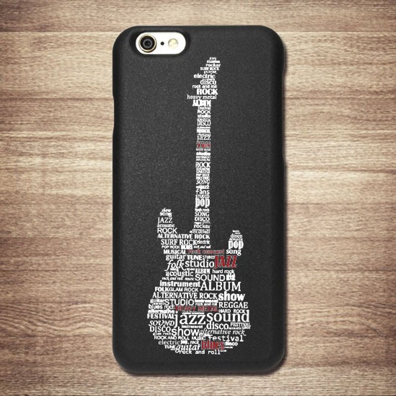 【爵士摇滚乐-电吉他】黑壳，iPhone 6,6Plus手机壳 - 手机壳/手机套 - 塑料 多色