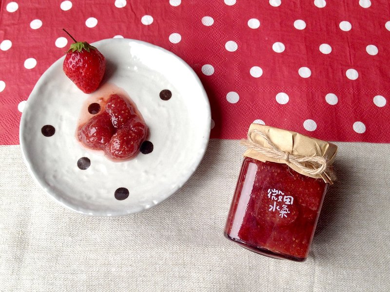 微田水气手工果酱季节限定*甜言蜜语系列<草莓口味>17.5颗/1瓶 - 果酱/抹酱 - 玻璃 红色