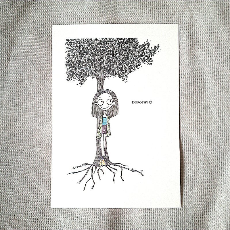 我在想你明信片-C022 - 卡片/明信片 - 纸 多色