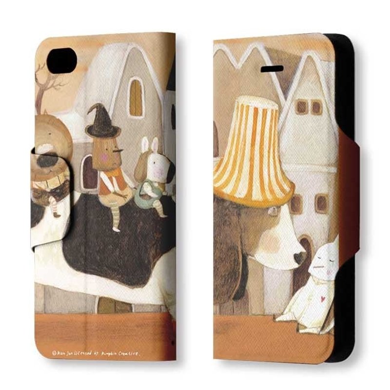 PIXOSTYLE iPhone 5/5S/5C 翻盖式皮套 结局之一 PSIB5-023 - 手机壳/手机套 - 真皮 咖啡色