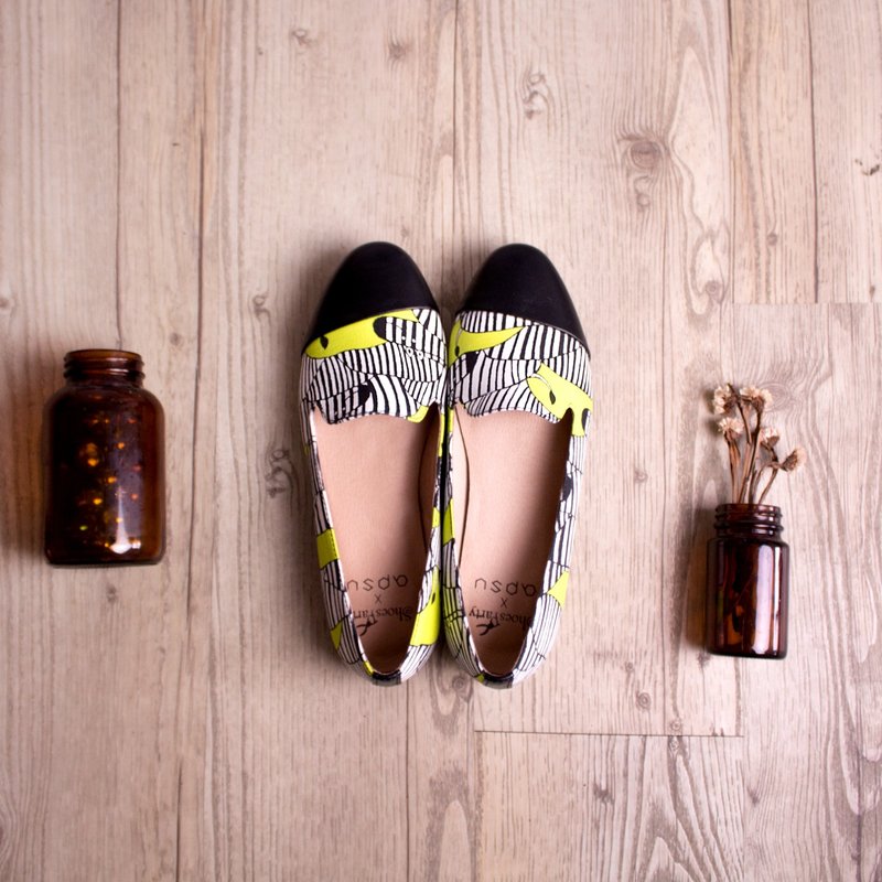 ----------Shoes Party----------马达加斯加草原斑马欧贝拉    /本款因裁切布料所剩有限,麻烦下单前先确认是否有您要的尺寸喔^^ - 女款休闲鞋 - 其他材质 多色