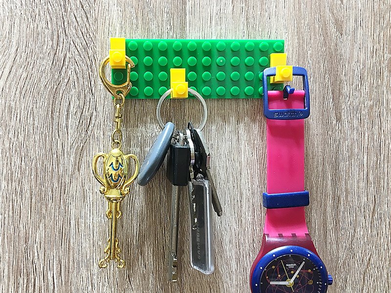 积木收纳长方块(随处挂系列) 兼容乐高LEGO积木 可爱礼物 - 收纳用品 - 塑料 多色