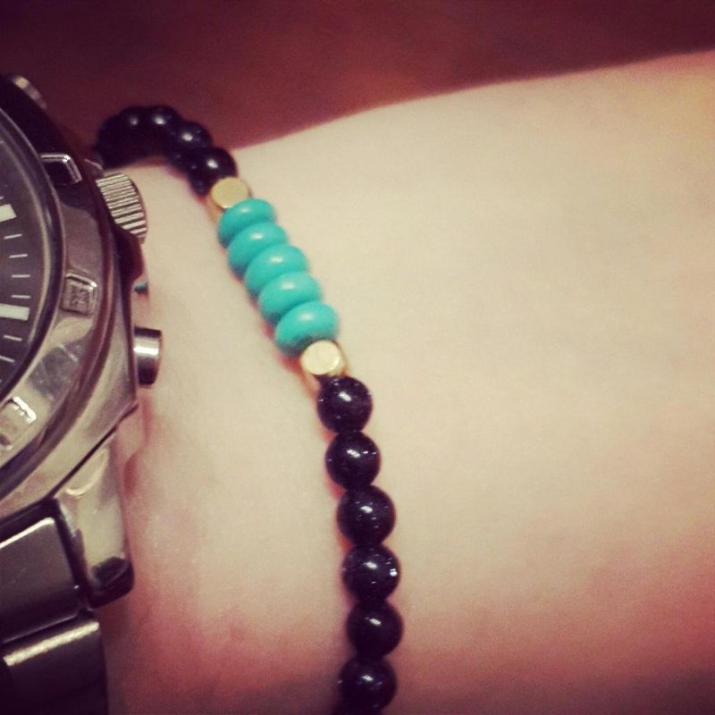 编号013 - 手链/手环 - 其他材质 蓝色